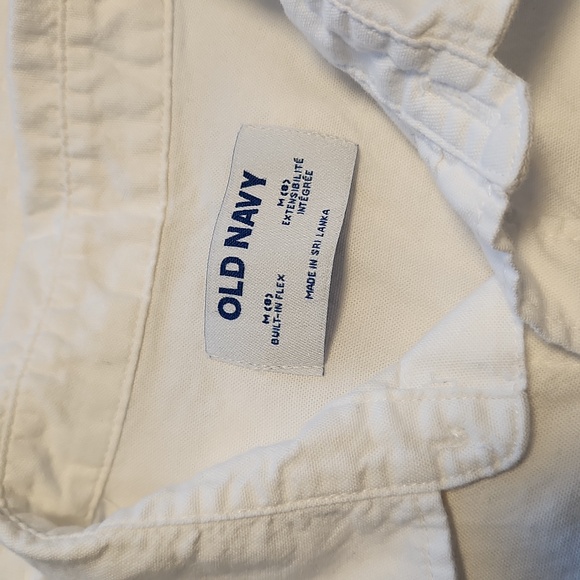 Old Navy Kids White Button Down Shirt - Picture 2 of 2